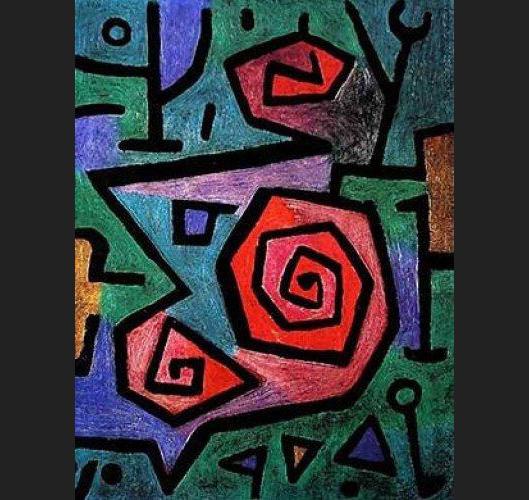 Heroic Roses 2 painting - Paul Klee Heroic Roses 2 art painting